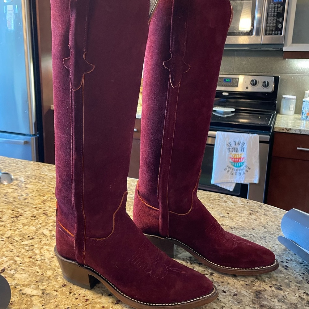LUCCHESE EDIE COWGIRL BOOTS